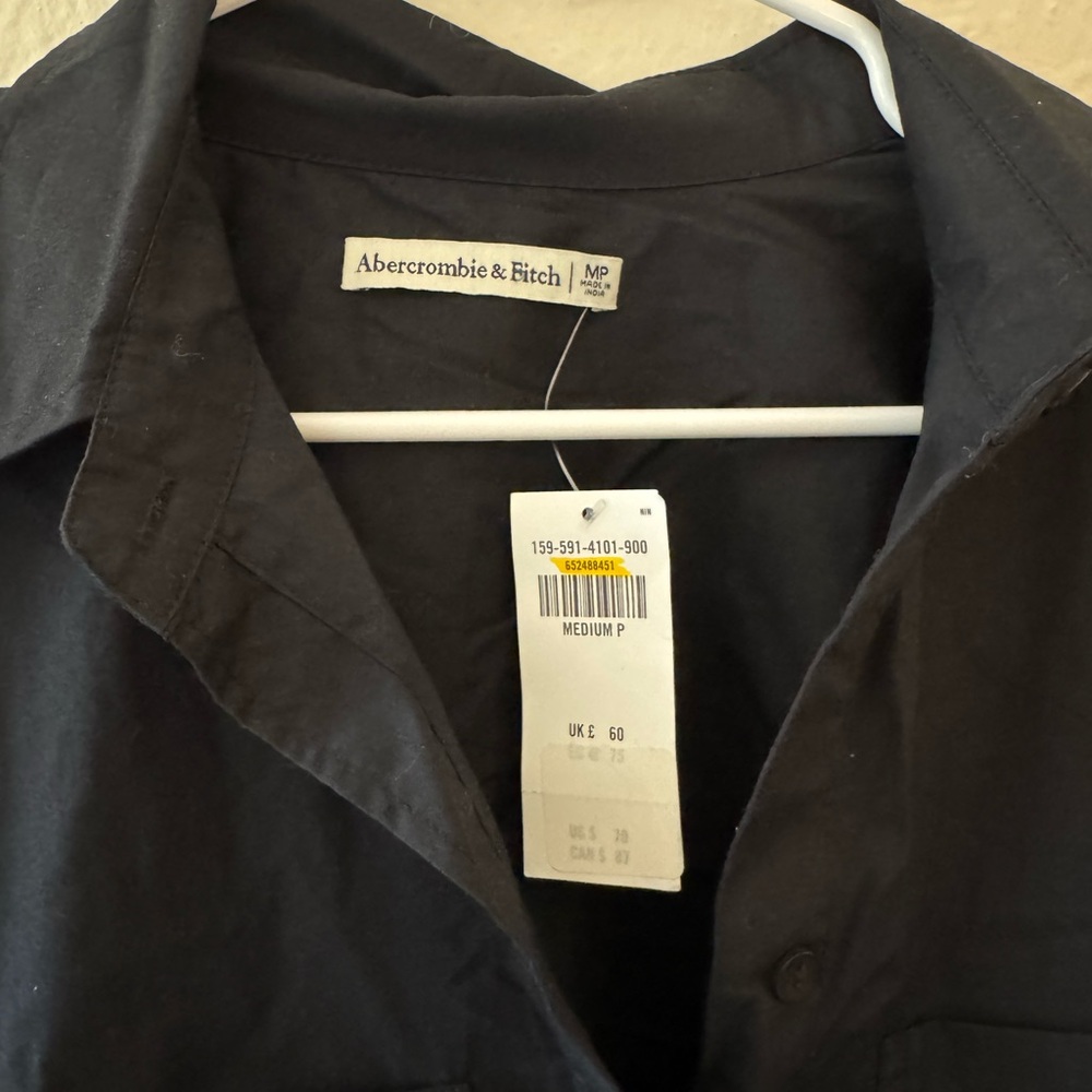 Abercrombie & Fitch Black Shirt dress